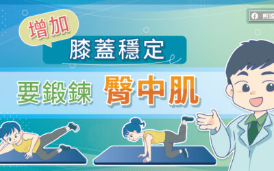 穩定膝蓋，可以鍛鍊臀中肌（動圖圖解）