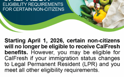 重要提醒：CalFresh新規4月實施，部分人將失資格
